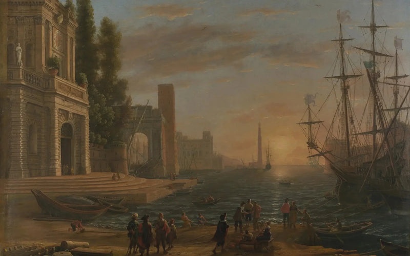 En hamn - Claude Lorrain