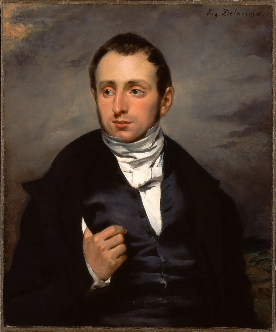 En porträtt av Dr François-Marie Desmaisons - Eugène Delacroix