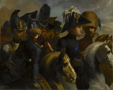 En prins och hans stab - Théodore Géricault