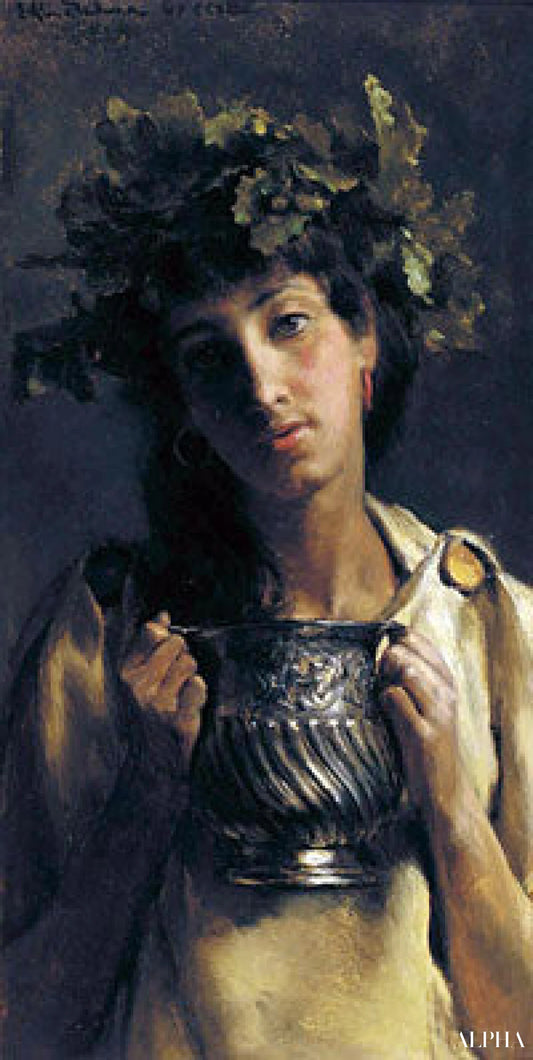 Un prix pour le corps des artistes (vin) - Lawrence Alma-Tadema Reproductions de tableaux à la peinture à l’huile