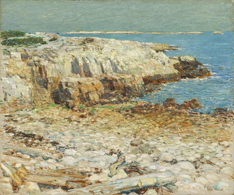 En nordostlig udde - Childe Hassam
