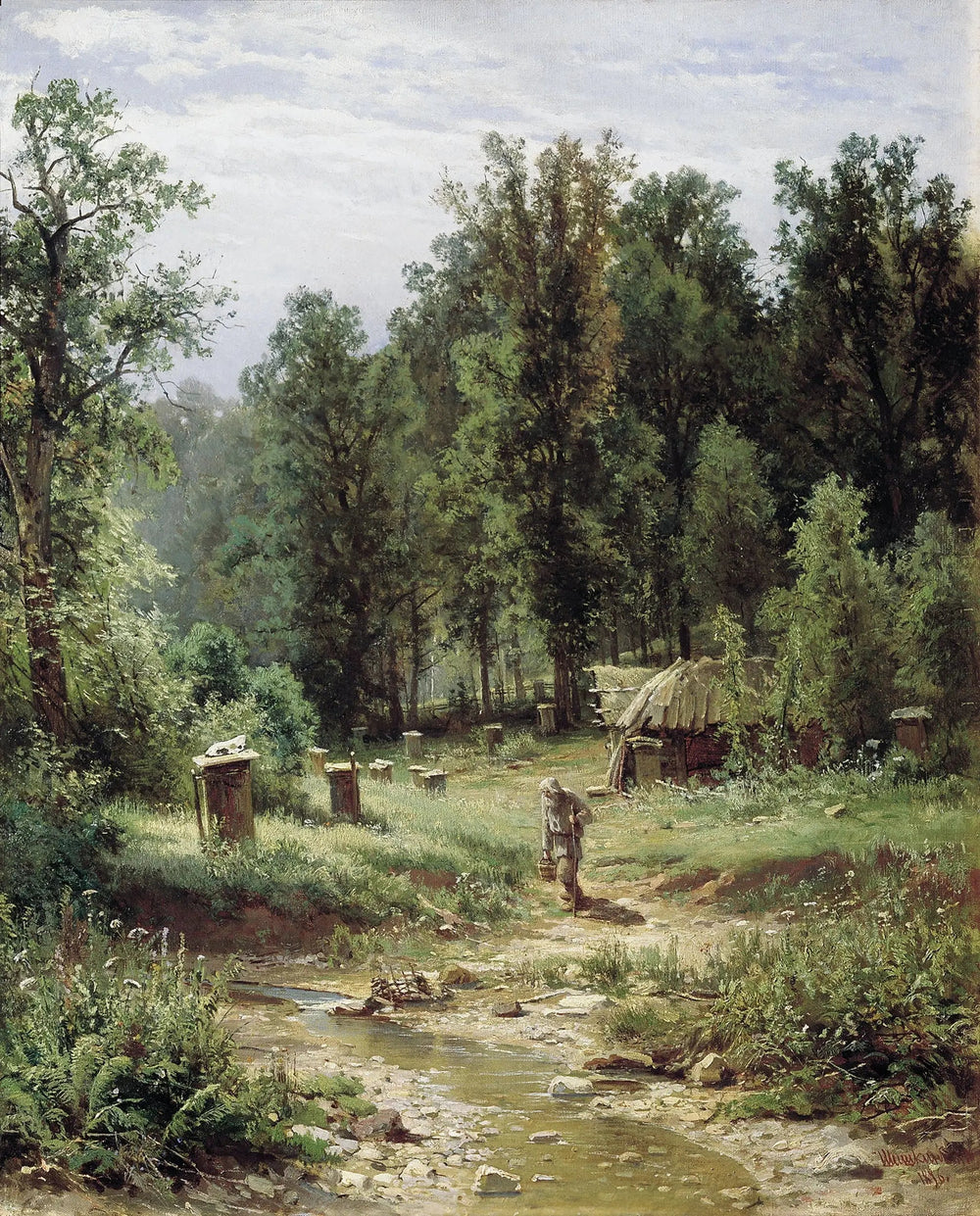 Un rucher dans la forêt - Ivan Chichkine - Alpha Reproduction