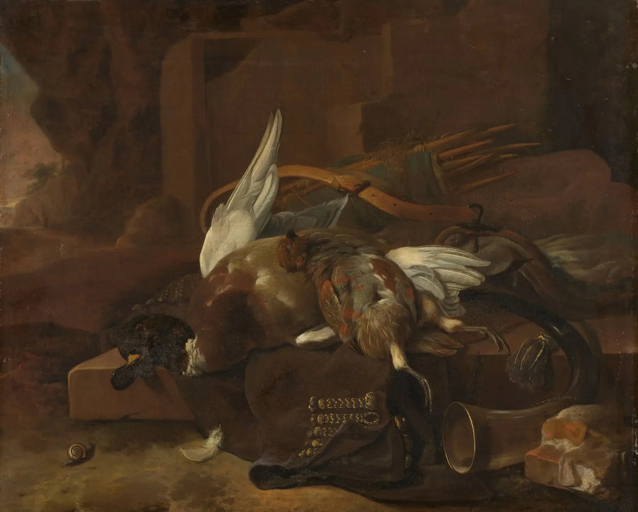 En jägarsäck - Melchior de Hondecoeter
