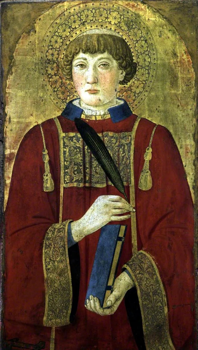 En helgonmartyr (förmodligen helgon Laurent) - Cosimo Rosselli