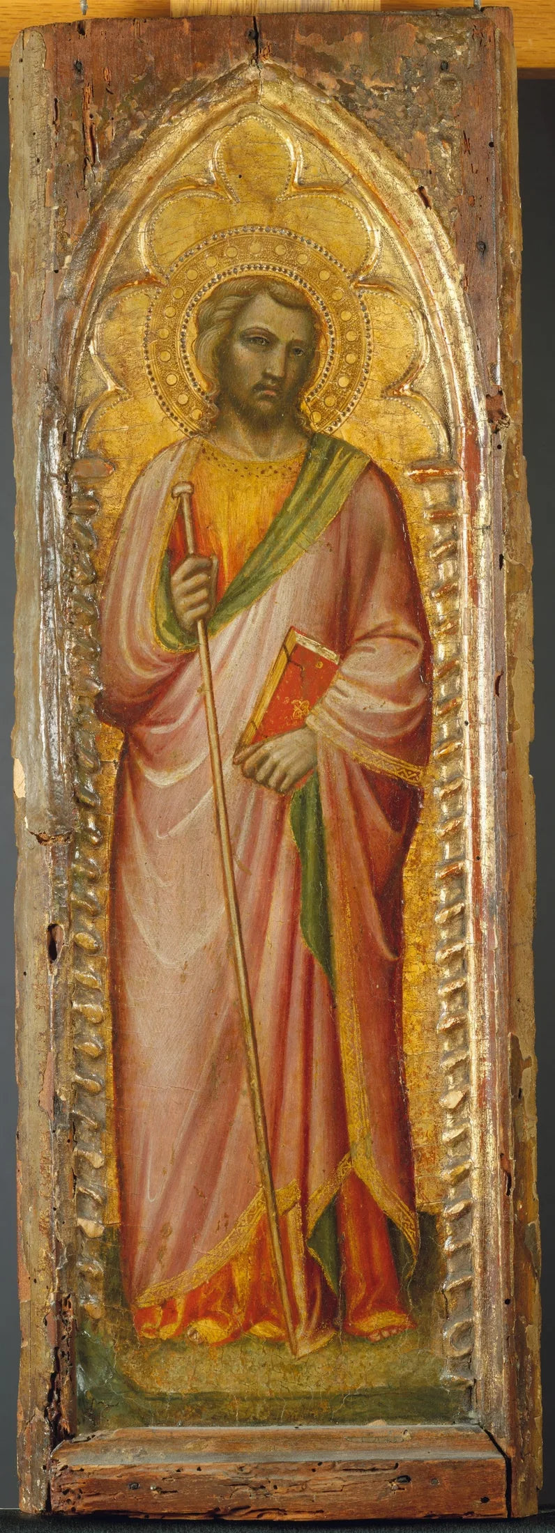 En helgon, kanske Jakob den Äldre. - Spinello Aretino