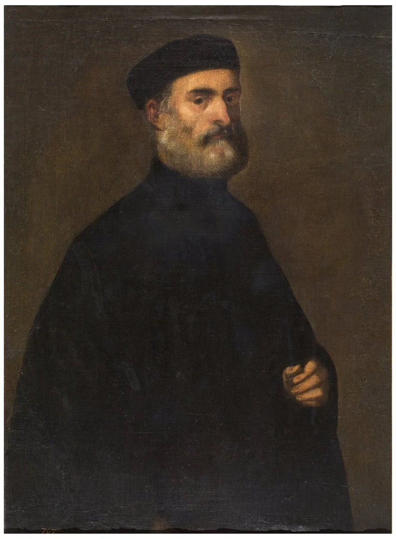 En senator eller en venetiansk sekreterare - Jacopo Tintoretto