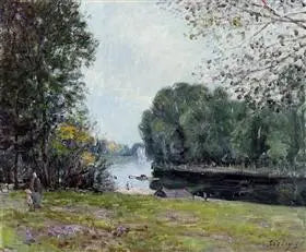 En svängning av Loing - Sommar - Alfred Sisley