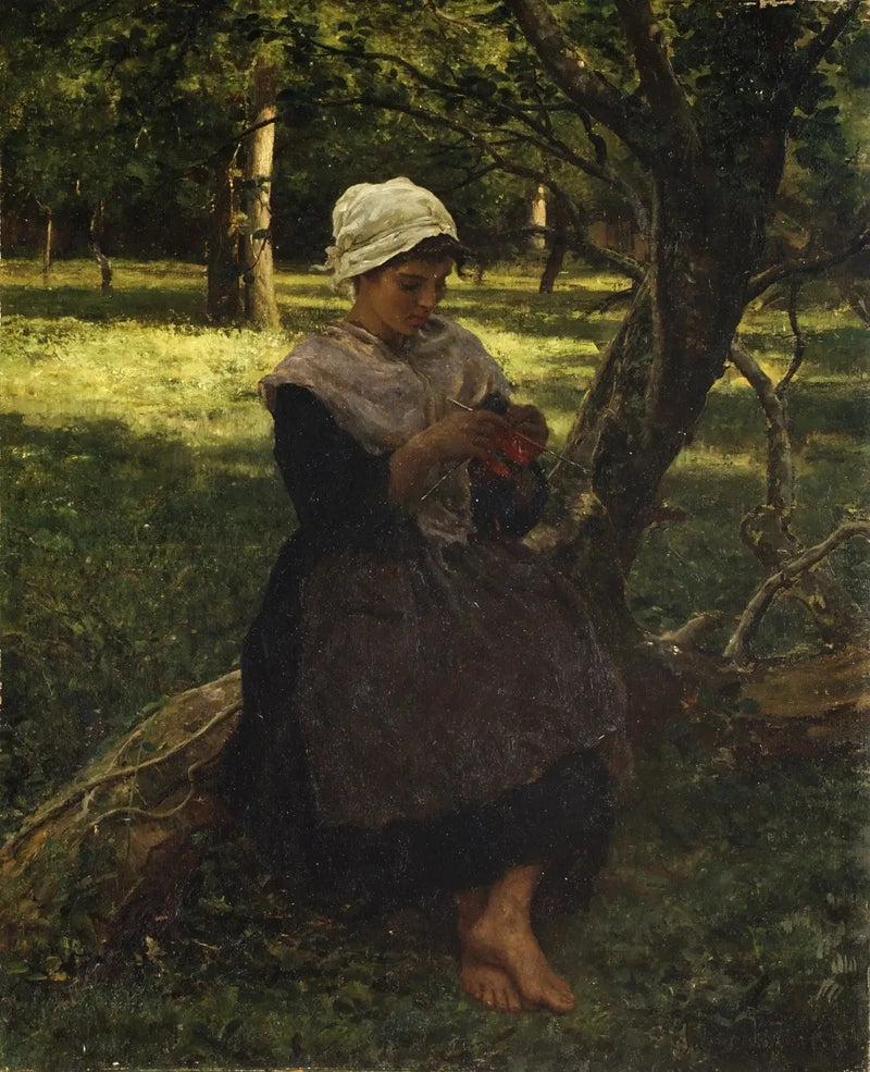 En bondtröja - Jules Breton
