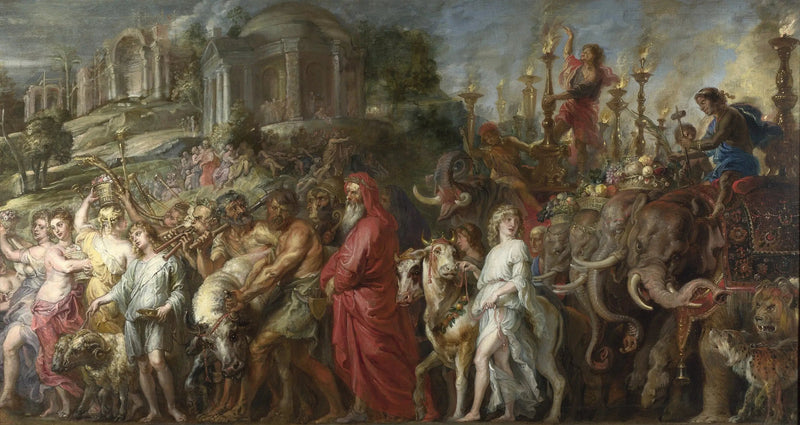 Ett romerskt triumfståg - Peter Paul Rubens