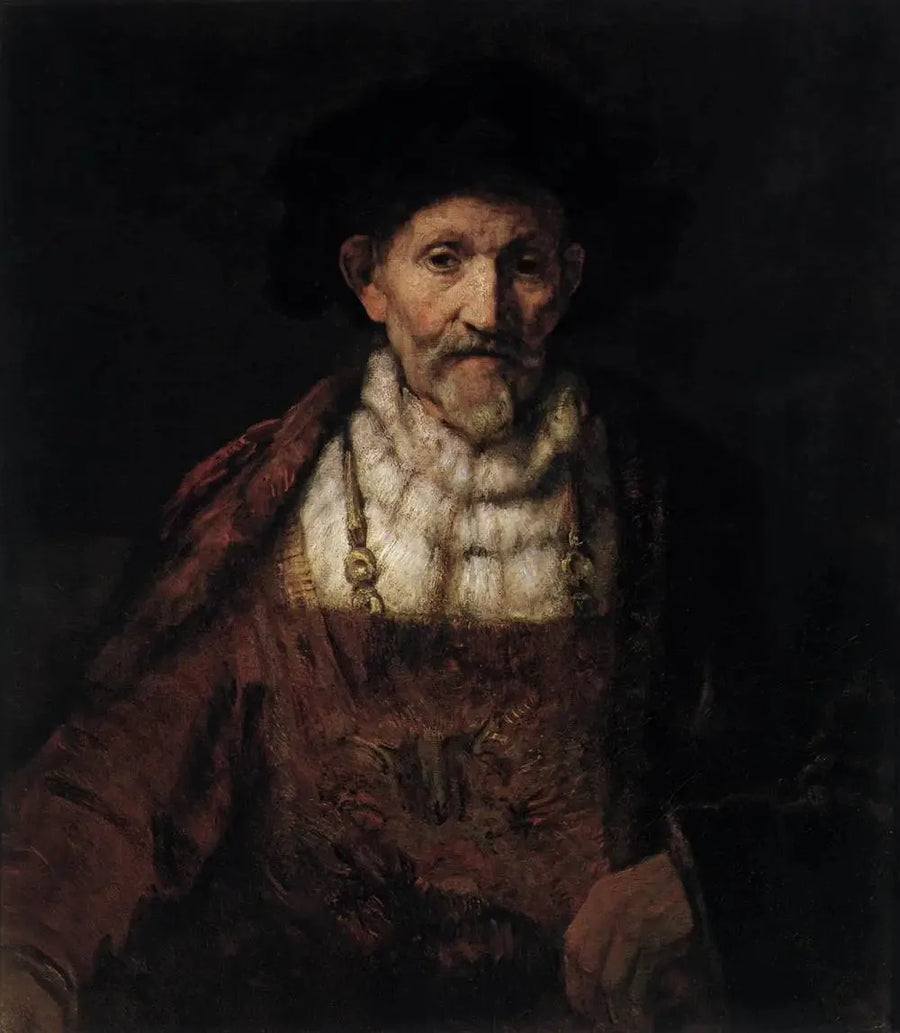 En gammal man i fantasikostym - Rembrandt