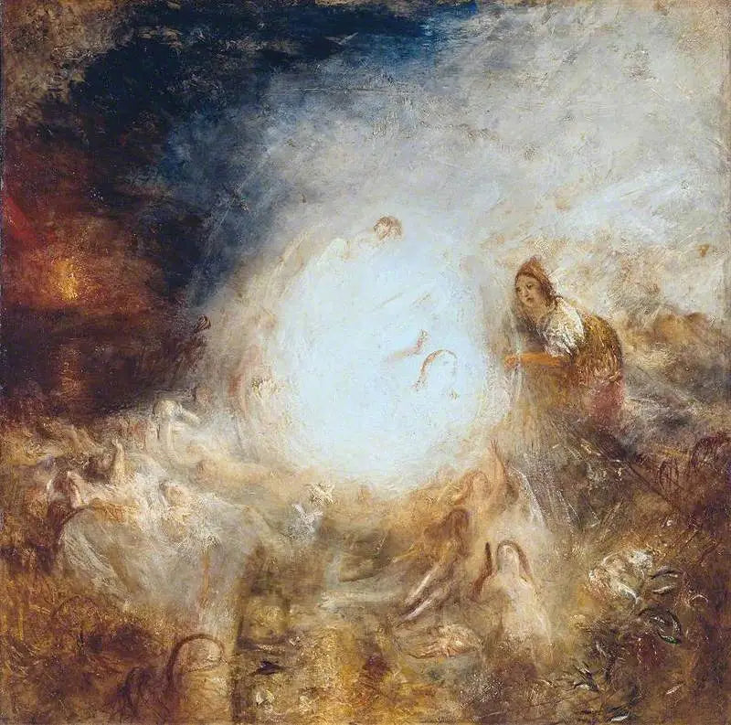 Undine ger ringen till Massaniello, fiskaren från Neapel - J. M. W. Turner