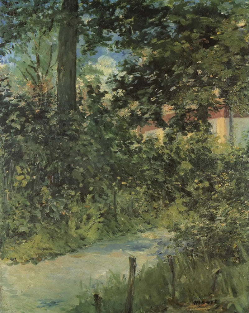 En allé i Rueil-trädgården - Édouard Manet