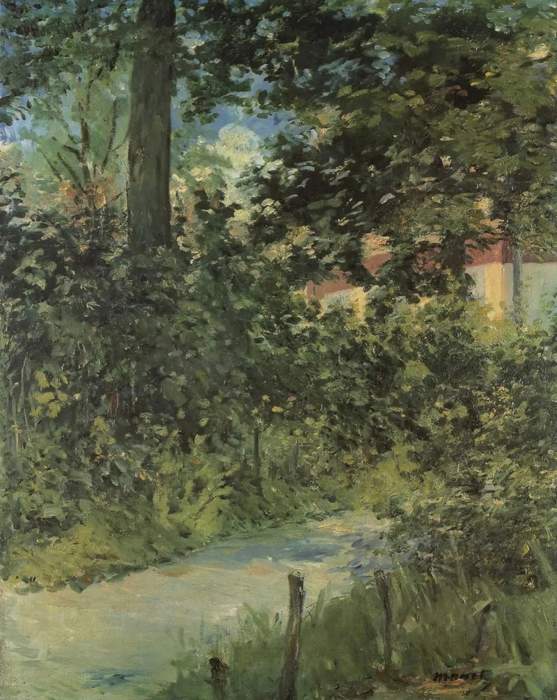 En allé i Rueil-trädgården - Édouard Manet