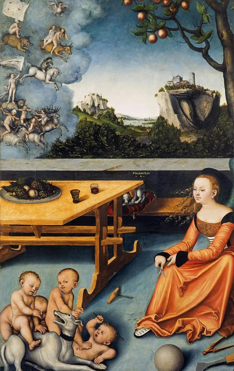 En allegori om melankoli - Lucas Cranach den äldre