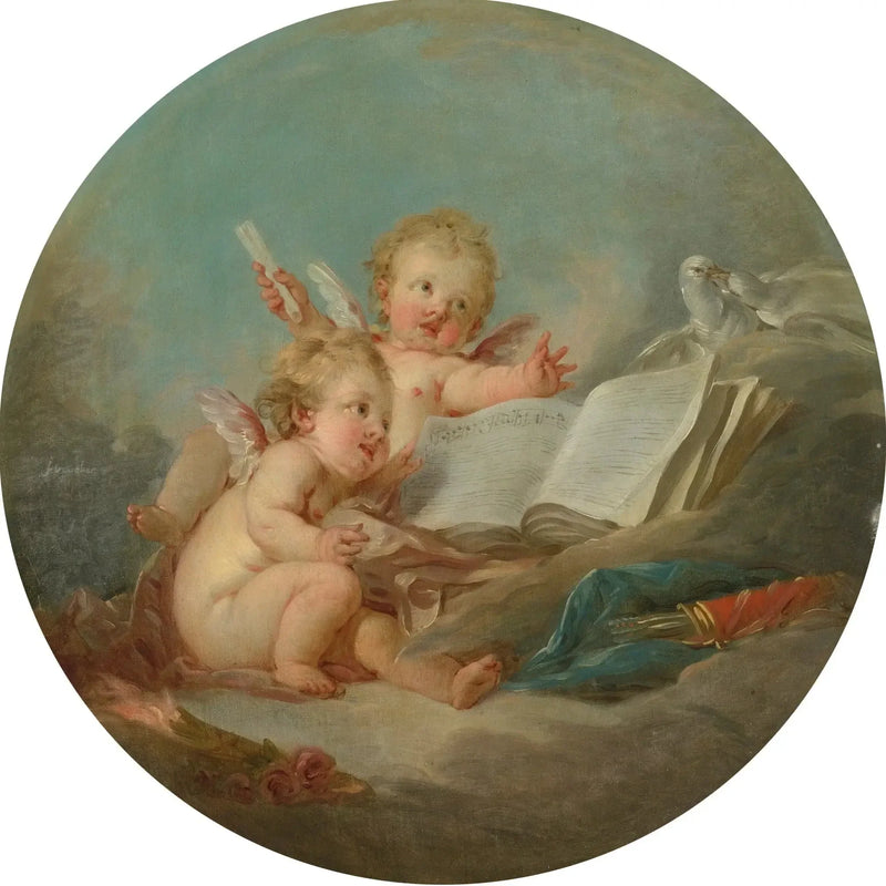 En allegori om musiken - François Boucher