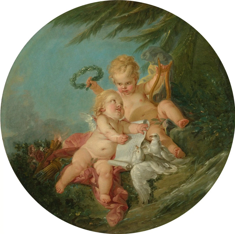 En allegori av poesin - François Boucher