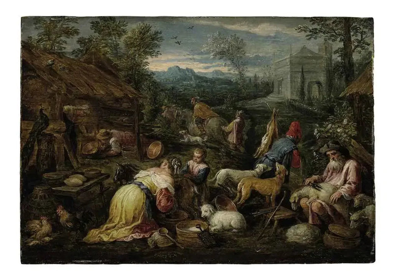 En allegori om våren - David Teniers den yngre