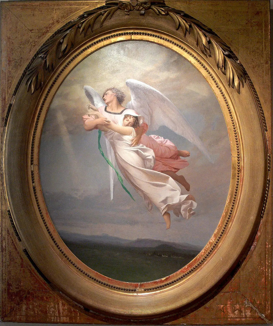 En själ bortförd av en ängel - Jean-Léon Gérôme