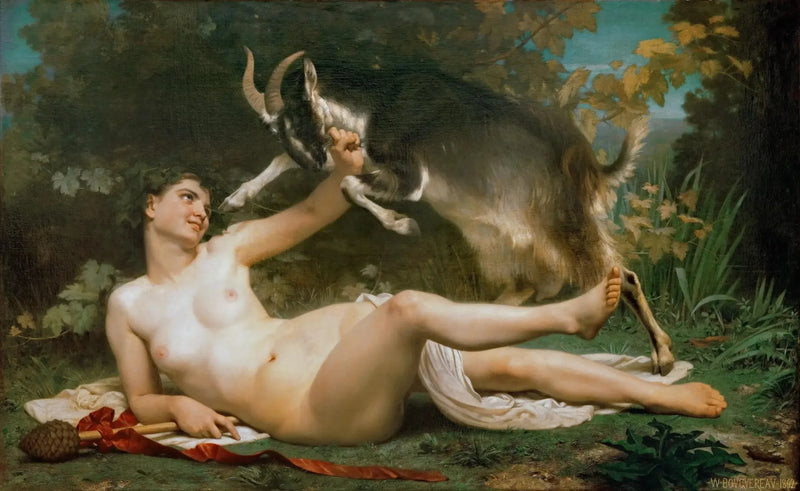 En bacchant - Bouguereau