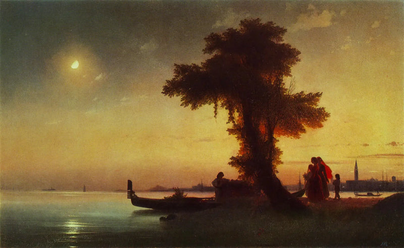 En vik nära Venedig - Ivan Aïvazovski