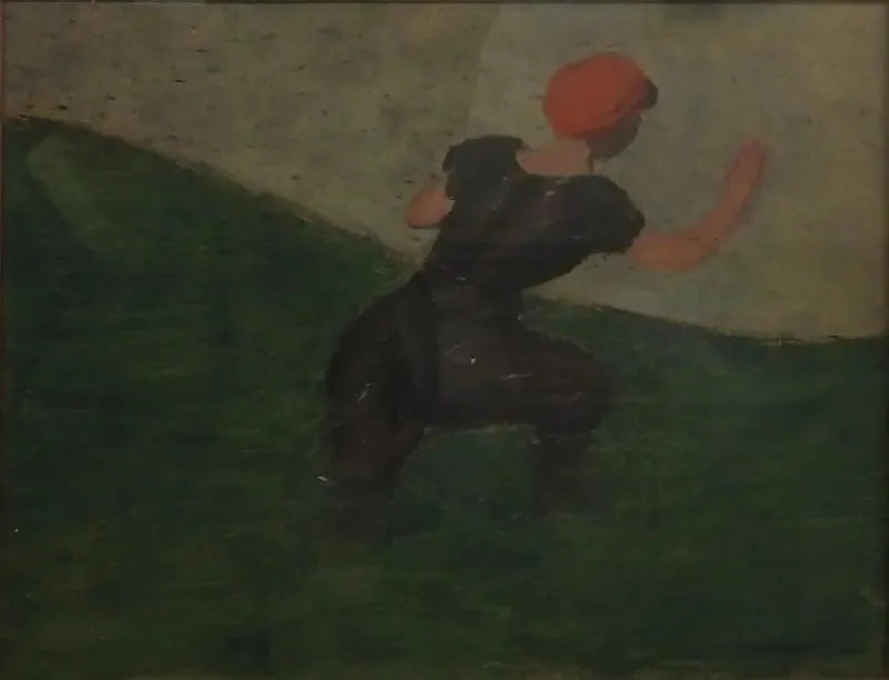 En badande kvinna i Étretat - Félix Vallotton