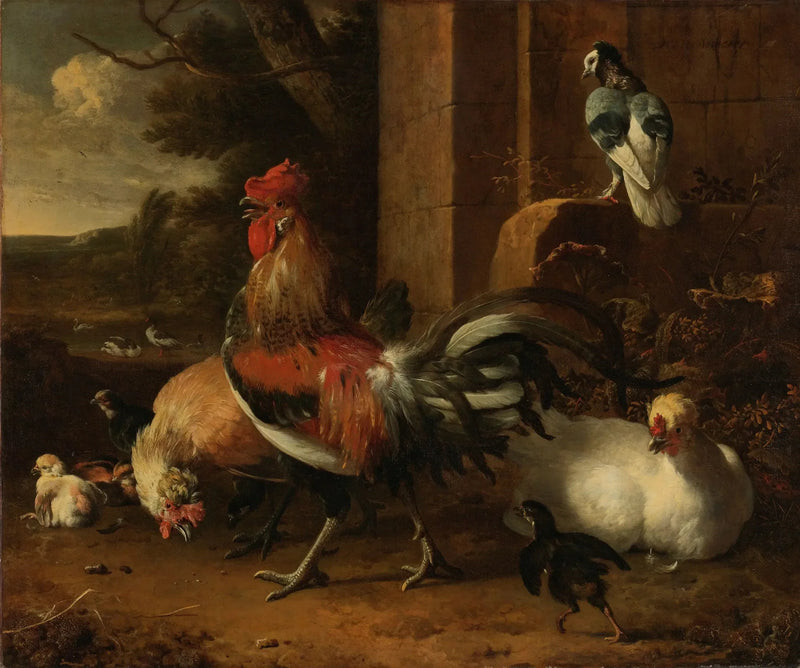 Ett hönseri - Melchior de Hondecoeter