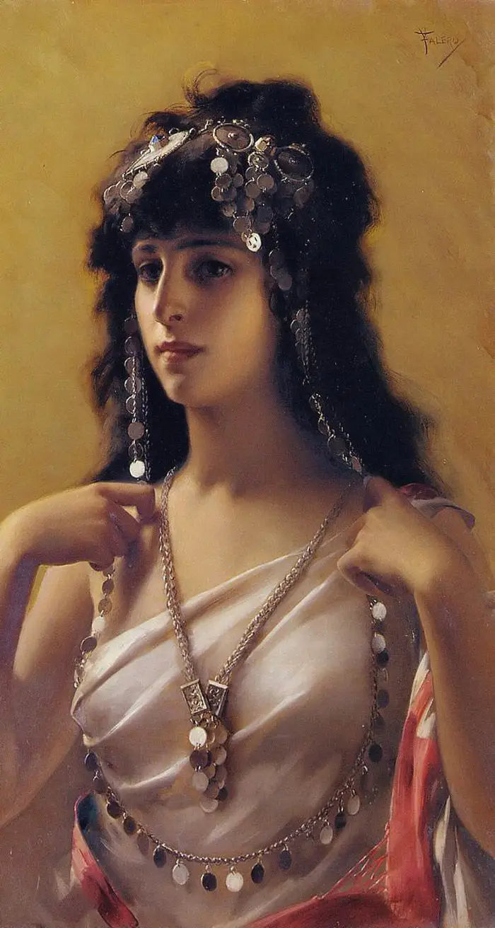En orientalisk skönhet - Luis Ricardo Falero