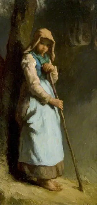Une bergère - Jean-François Millet - Alpha Reproduction