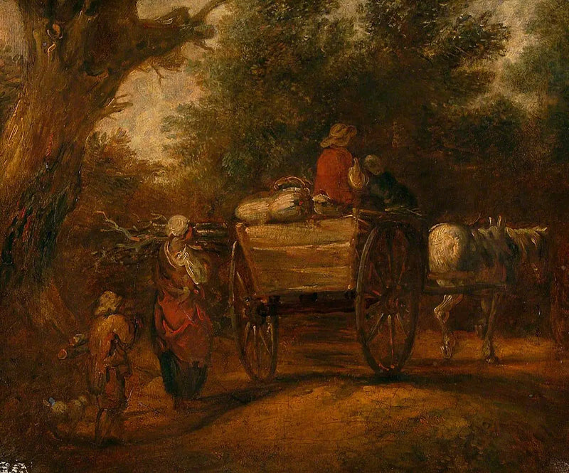 En lantlig vagn - Thomas Gainsborough