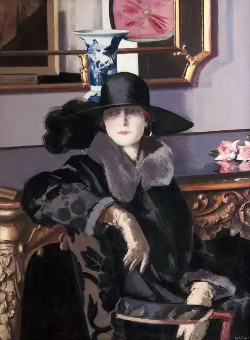 En dam i svart - Francis Cadell