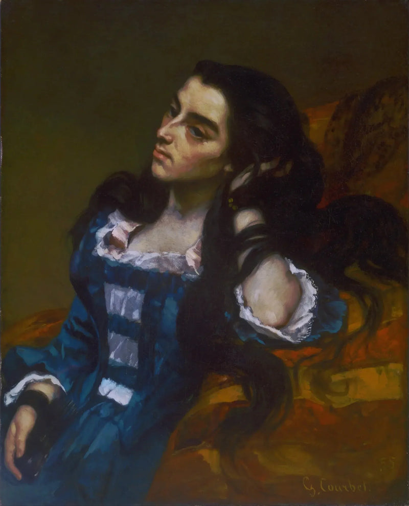 En spansk dam - Gustave Courbet