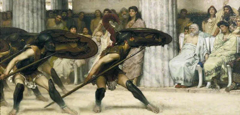En dans vid Pyrrhus - Lawrence Alma-Tadema