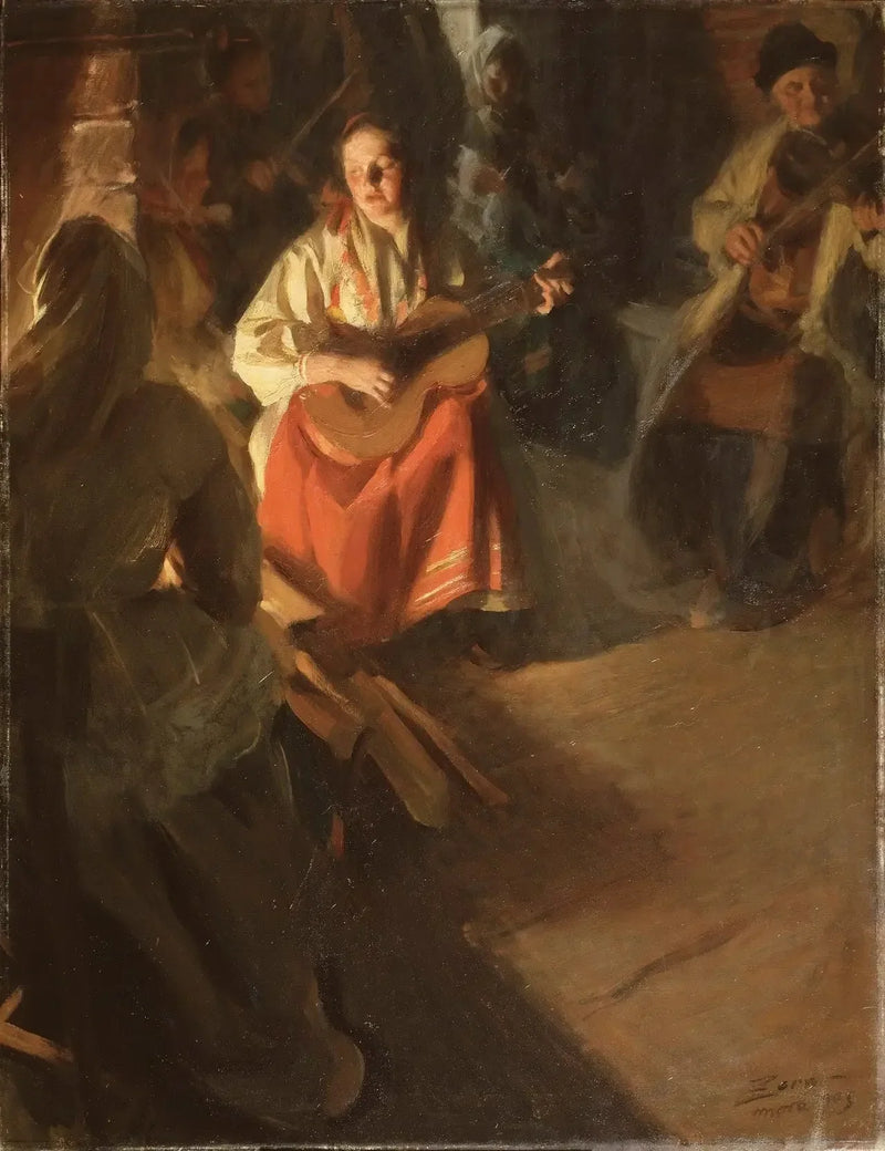 En familj av musiker - Anders Zorn