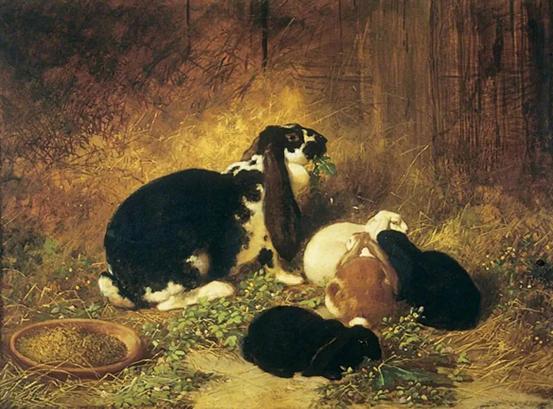 En lycklig familj - John Frederick Herring, Sr.