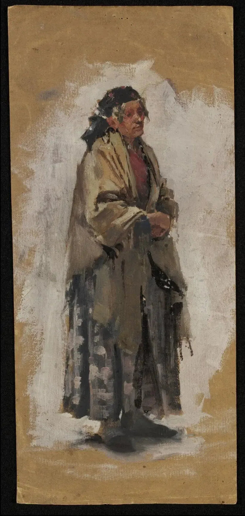 En äldre kvinna - Luke Fildes
