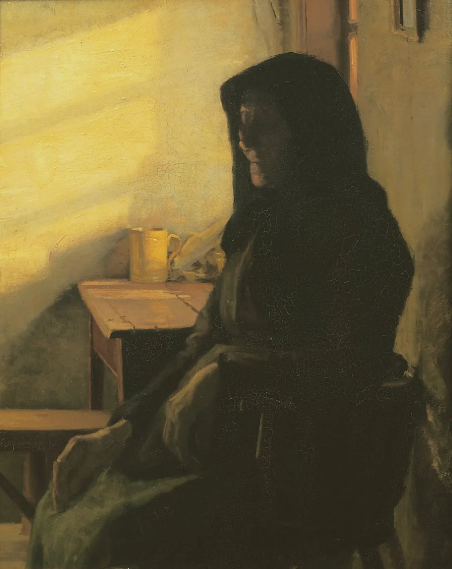 En blind kvinna i sitt rum - Anna Ancher