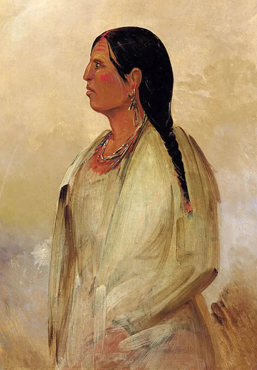 En Choctaw-kvinna - George Catlin