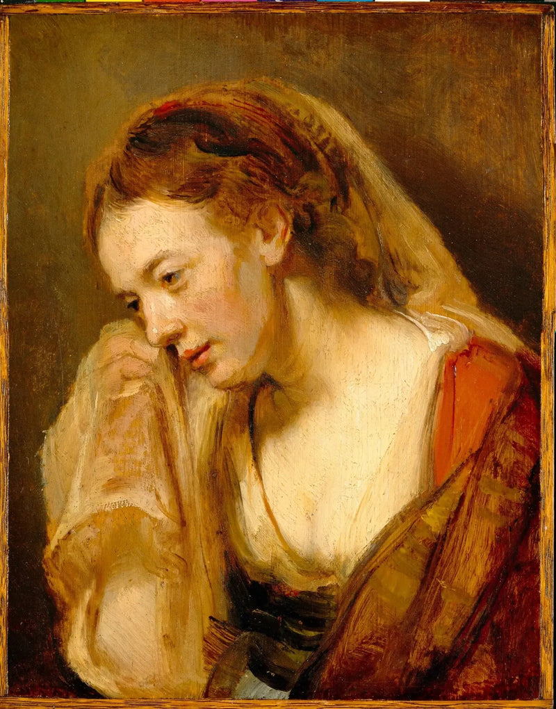 En kvinna som gråter - Rembrandt