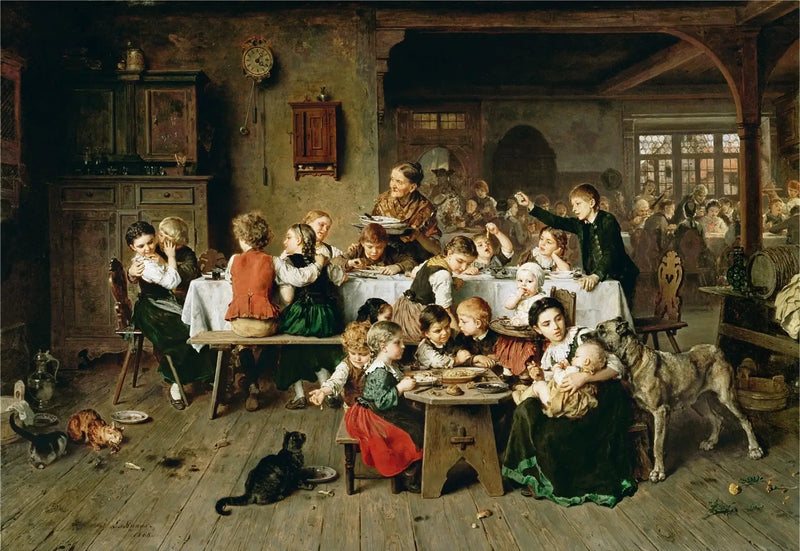 Ett barns kalas (barnbordet) - Ludwig Knaus