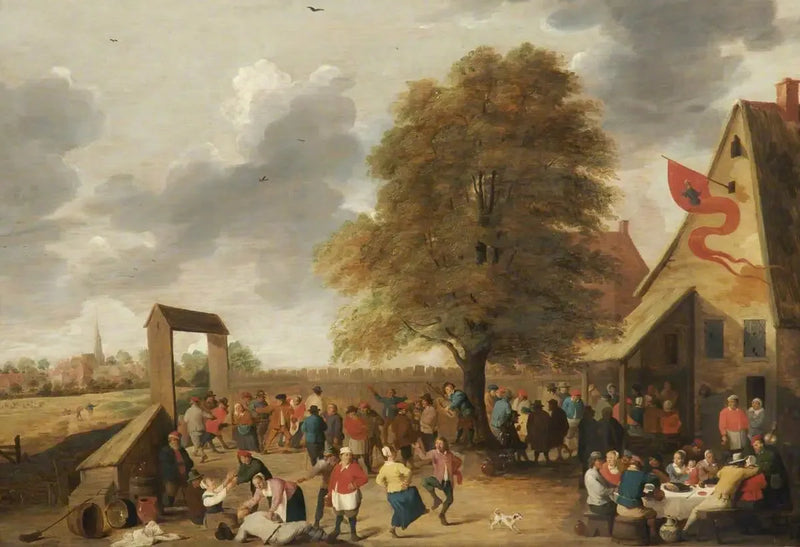 En byfest - David Teniers den yngre