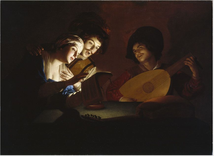 En musikfest - Gerrit van Honthorst