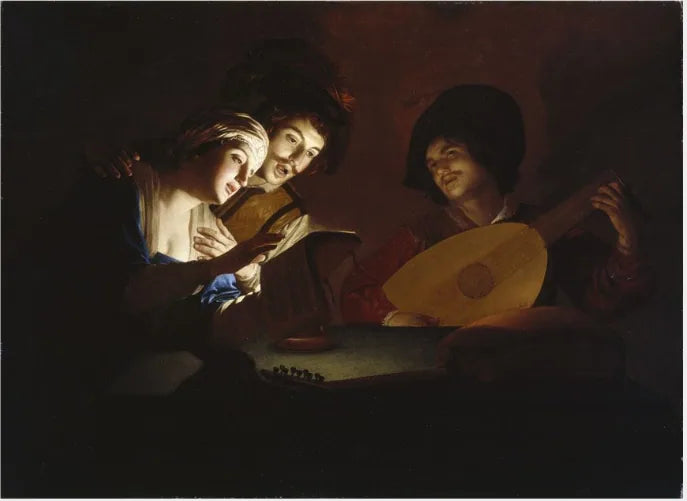 En musikfest - Gerrit van Honthorst