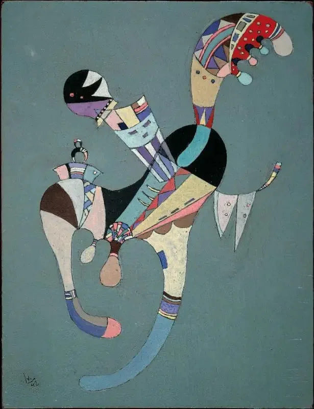 En flytande figur - Vassily Kandinsky