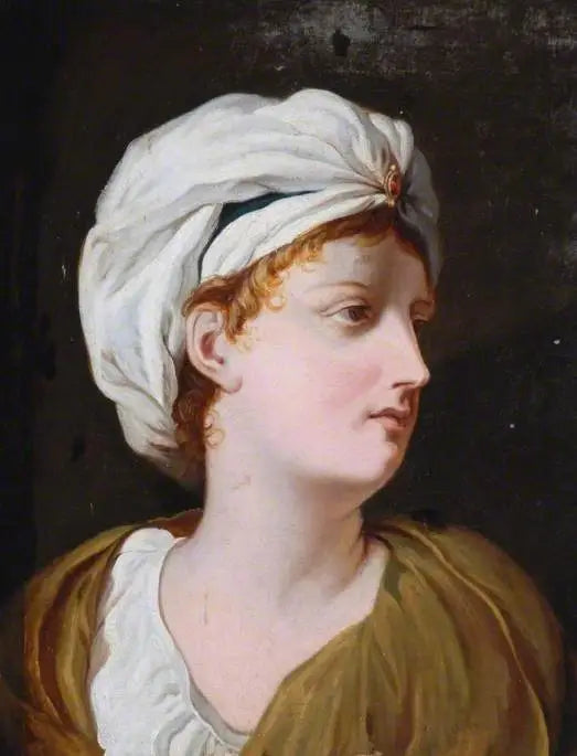 En flicka med turban - Pierre Subleyras