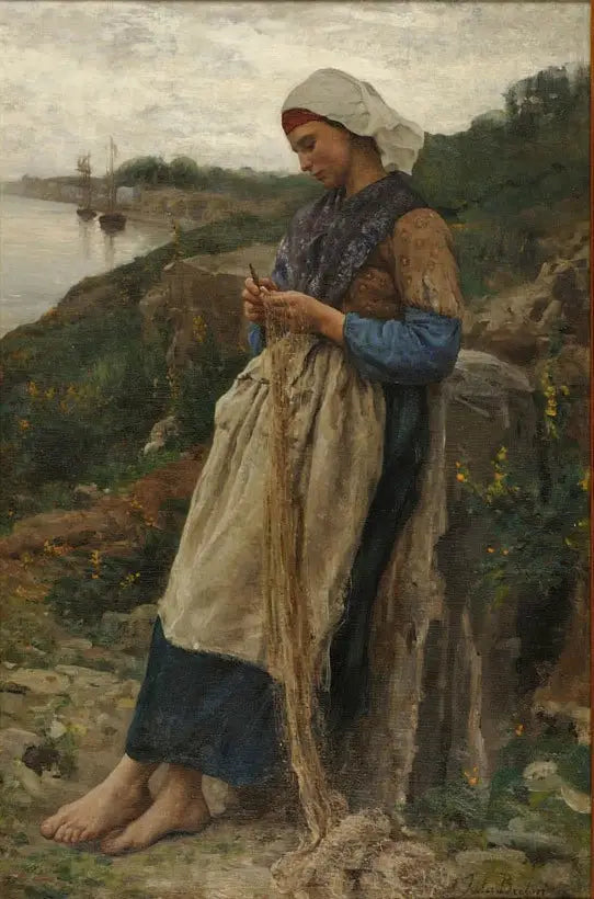 En fiskarhustru - Jules Breton