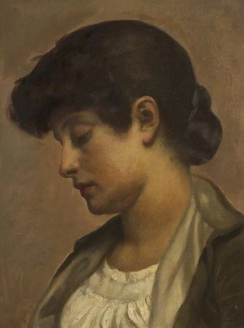 En flicka Headoga - Frederic Leighton