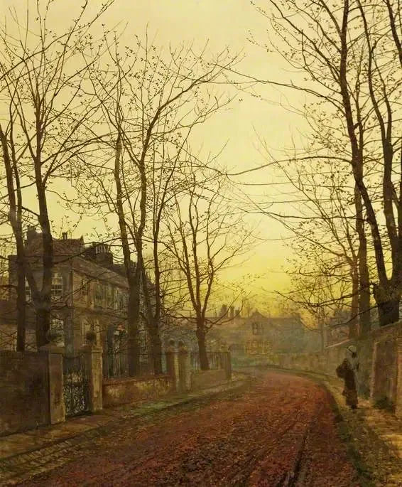 En höstidyll - John Atkinson Grimshaw