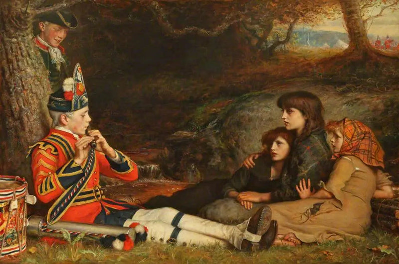 En idyll från 1745 - John Everett Millais