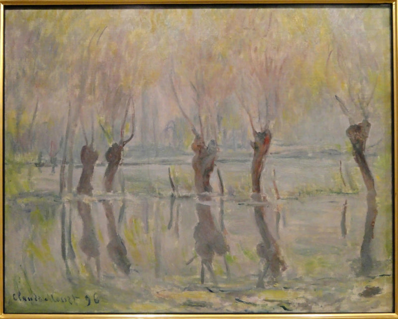 En översvämning i Giverny - Claude Monet