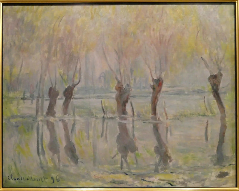 En översvämning i Giverny - Claude Monet